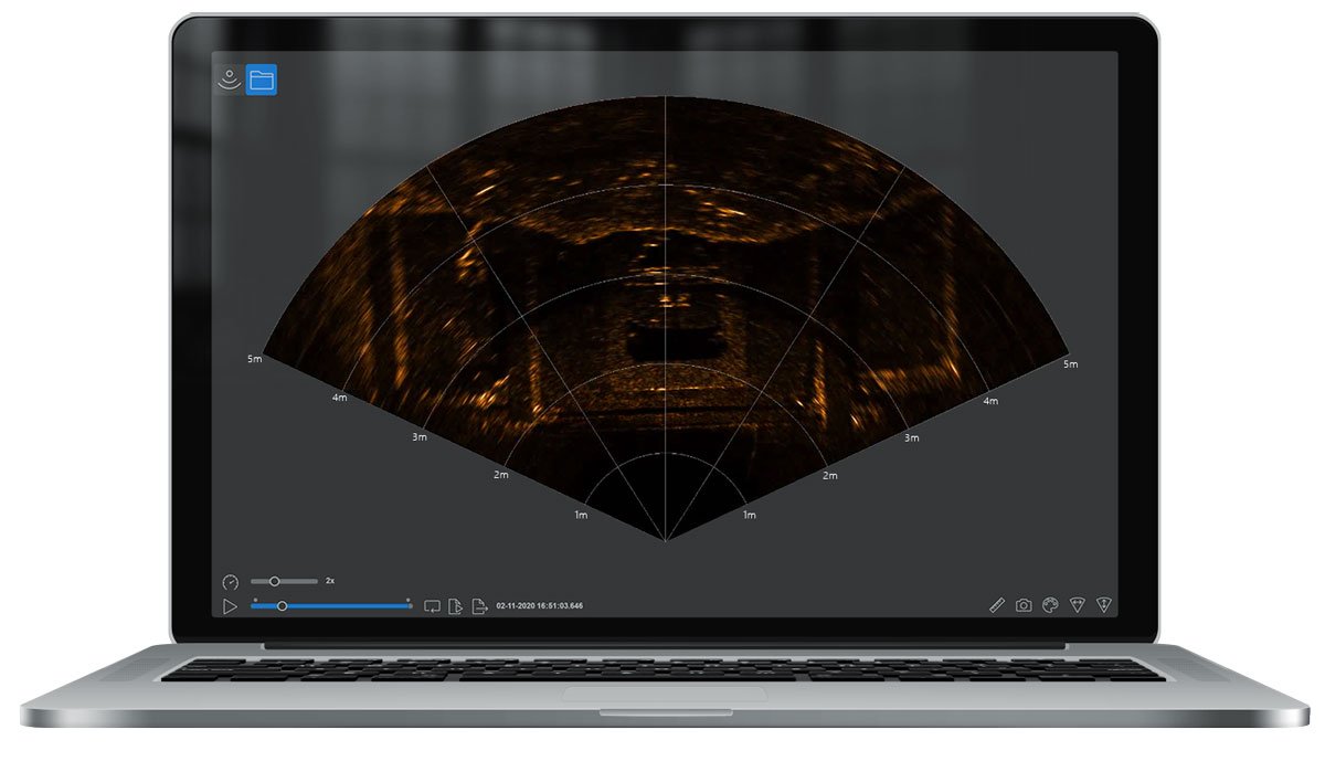 Kit integración sonar multihaz Gemini Micron Tritech transferencia datos en tiempo real