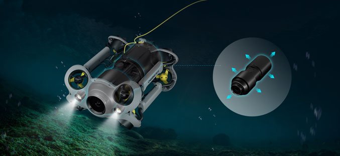 Chasing M2 S Dron Submarino Flagship estructura estanca